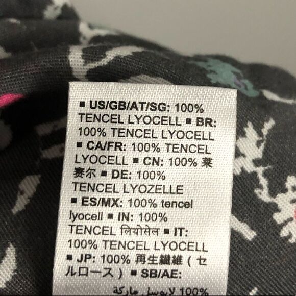 Amazon The Drop Spread Fashion Gray Floral Dress Button Up - Picture 6 of 12